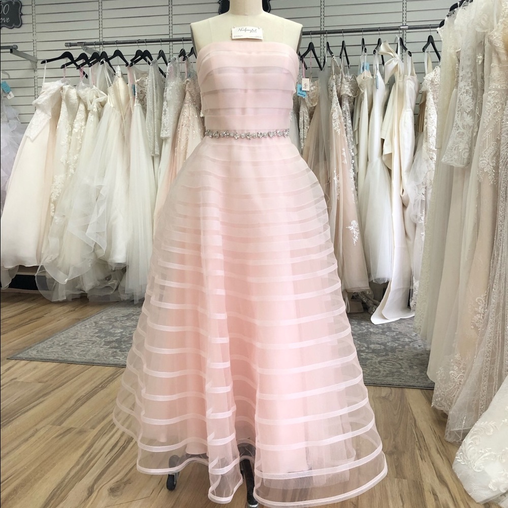Strapless Pink Ballgown